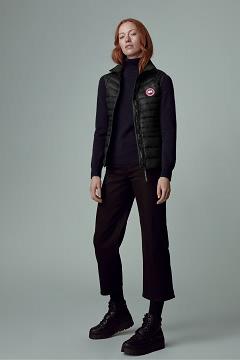 Chamarras Canada Goose Mujer Outlet - Hybridge Lite Chalecos Negros GF6203914